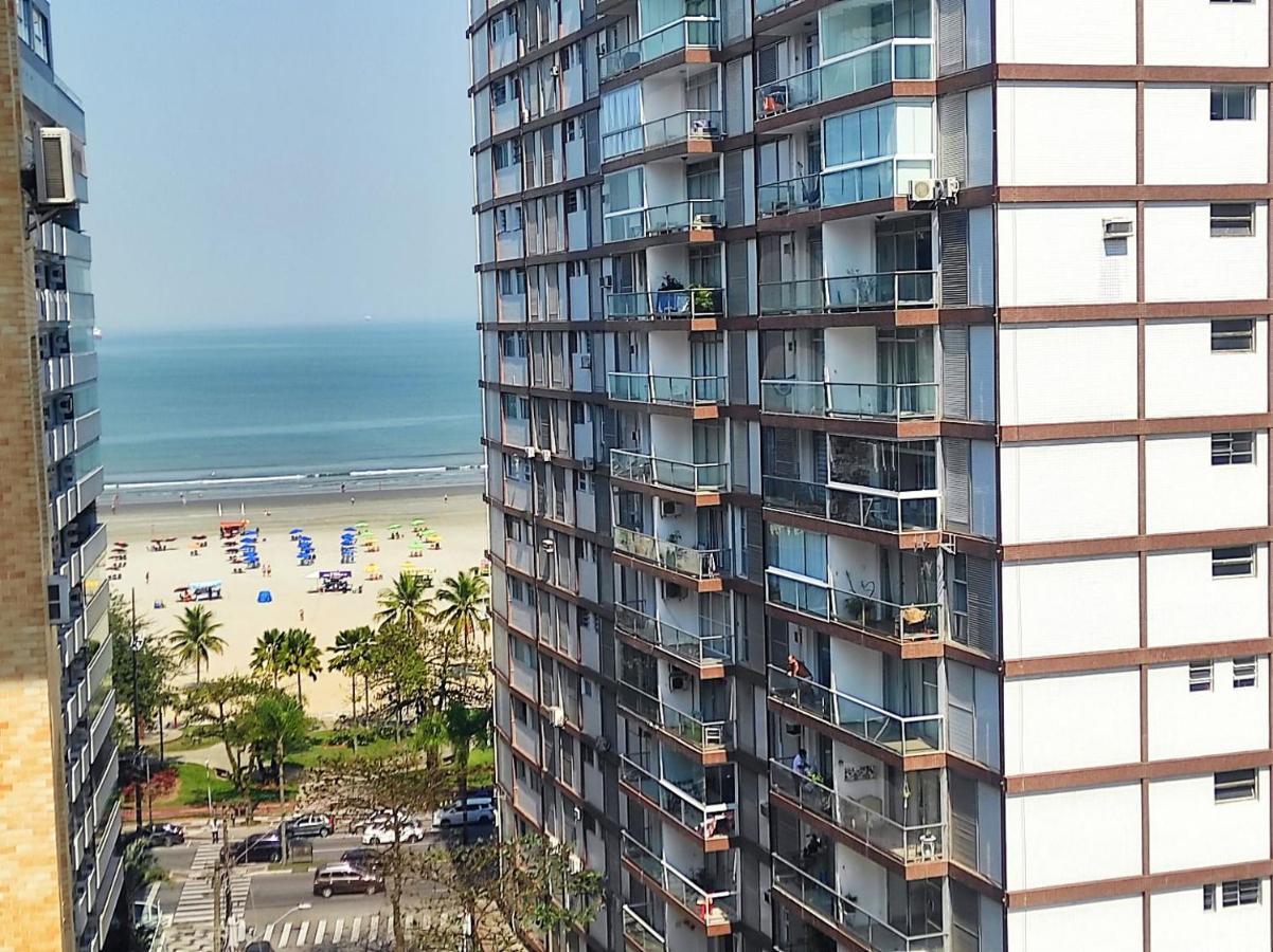 Apto Praia Gonzaga - Melhor Localizacao Appartement Santos  Buitenkant foto